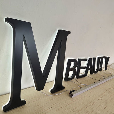 Tea Shop Waterproof 3D Illuminated Led Module Gold Signboard Channel Letter Sign Luminous Backlit Metal Letters Alphabet Sign