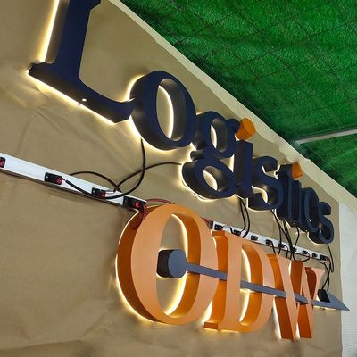 Tea Shop Waterproof 3D Illuminated Led Module Gold Signboard Channel Letter Sign Luminous Backlit Metal Letters Alphabet Sign