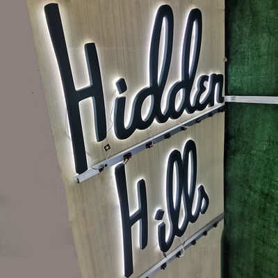 Tea Shop Waterproof 3D Illuminated Led Module Gold Signboard Channel Letter Sign Luminous Backlit Metal Letters Alphabet Sign