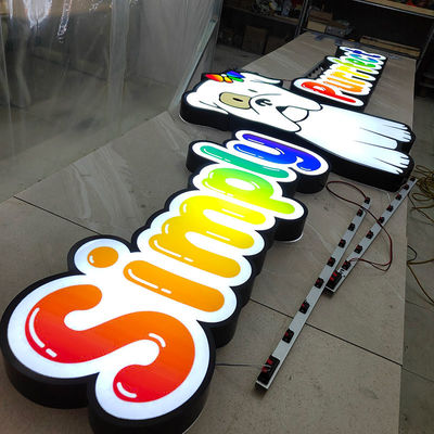 Indoor Logo Printed Illuminated Pizza Restaurant Outdoor Led Light Box Sign Board Led Sign Logo