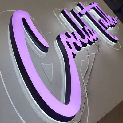 Custom Salon Led Sign Light Enseigne Lumineuse Boutique Name Hair Salon Store Boutique Sign