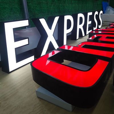 Manufacturer Hot Sell 3D Letter Fabricated Illuminated Outdoor LED Logo Acrylic Metal Channel Letter Advertising Sign for Shop