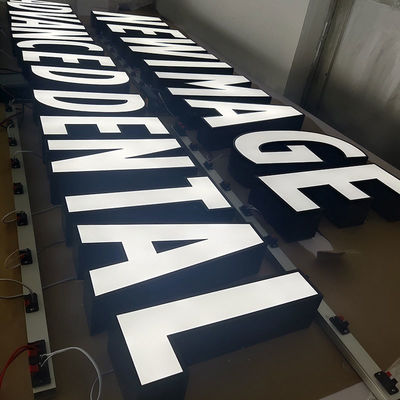 Manufacturer Hot Sell 3D Letter Fabricated Illuminated Outdoor LED Logo Acrylic Metal Channel Letter Advertising Sign for Shop