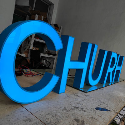 Manufacturer Hot Sell 3D Letter Fabricated Illuminated Outdoor LED Logo Acrylic Metal Channel Letter Advertising Sign for Shop