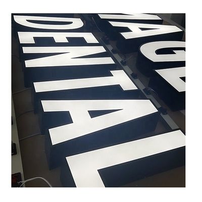 Outdoor Custom Logo Shop Sign Board Acrylic LED Letters for Company Sign Skin Clinic Dental Clinic Advertising Lighting