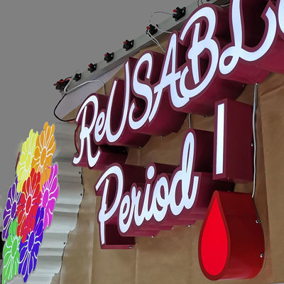Sign 3D Luminous Custom Made Led Signs Frontlit Led Sign Letter Shop Signboard 3D Led Name Boards for Shop