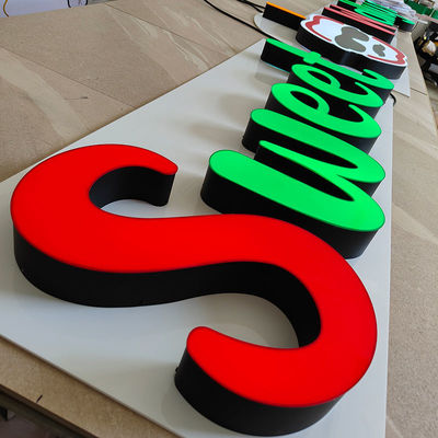Sign 3D Luminous Custom Made Led Signs Frontlit Led Sign Letter Shop Signboard 3D Led Name Boards for Shop