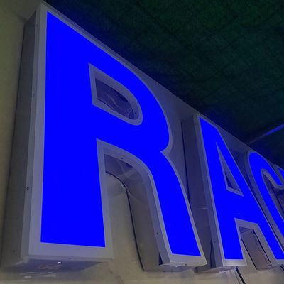 Factory Custom Waterproof Company Outdoor Sign Making Advertising Raceway Led Business Sign Letter Word Light Outside Signage