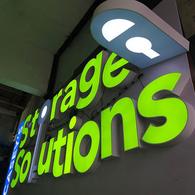 Custom Supermarket Trimless Channel Letters Making Advertising Sign Led Logo Light Grocery Store Sign for Business Outdoor