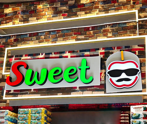 Custom Outdoor 3D Frontlit Logo Business Led Illuminated Sign Signage Advertising Light Channel Letter Sign Board
