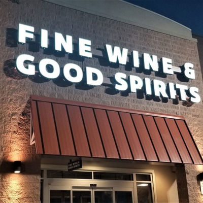 Custom Outdoor 3D Frontlit Logo Business Led Illuminated Sign Signage Advertising Light Channel Letter Sign Board