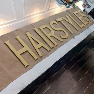 3D Acrylic LED Logo Wall Signage Hair Salon Decoration Beauty Light Signs Backlit Electronic Letters LED Acrylic Light Sign