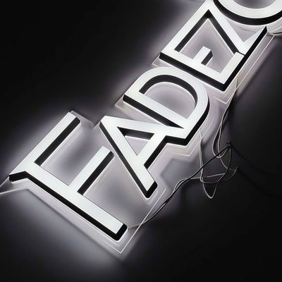 3D Acrylic LED Logo Wall Signage Hair Salon Decoration Beauty Light Signs Backlit Electronic Letters LED Acrylic Light Sign