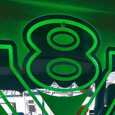 Exterior Led Truck Letters Front Logo Light Grille Badge Led Back Lit Letter 3D Custom Truck Light Board