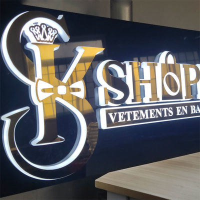 Led Acrylic Business Sign Backlit Acrylic Store Front Name Decor Light for Lash Salon Shop Branding Board