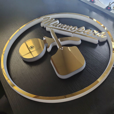 Shop Bright Sign New Led Letters Wedding Sign Gold Color Custom Metal Acrillic Backlit Sign