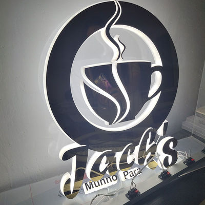 Interior Led Letter Sign Advertising Backlit Letters 3D Channel Letter Lights Acrylic Led Backlit Signs