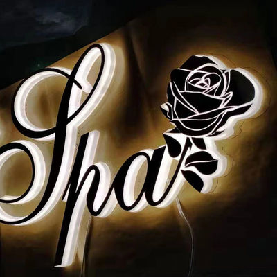 Interior Led Letter Sign Advertising Backlit Letters 3D Channel Letter Lights Acrylic Led Backlit Signs