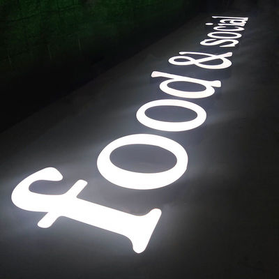 Custom Store Front Lighting Led Acrylic Letter Signage Led Light Sign Board 3D Mini Channel Letters Sign