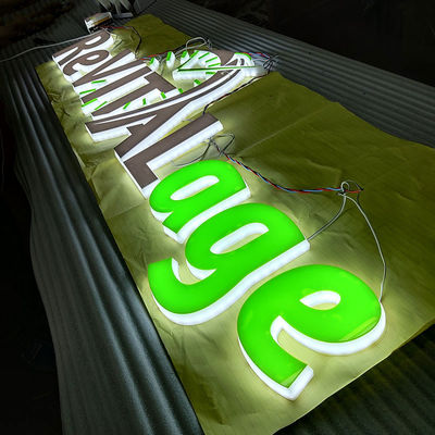 Hot Selling Custom Backlit Light up Wall Logo Sign Salon Decor Led Letters 3D Led Lighted Letter Sign