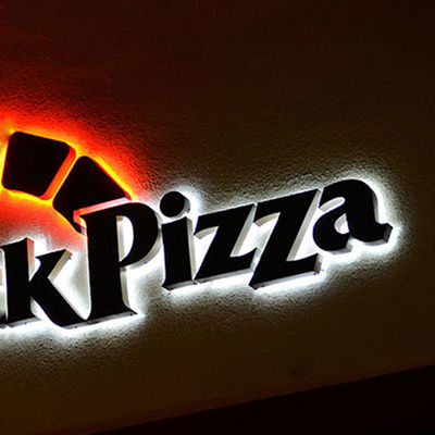 2023 Popular Enseigne Lumineuse Outdoor Led Pizza Signs Kebab Shop Kitchen Restaurant 3D Led Letter Sign Board
