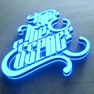 3D Lighting Acrylic Mini Led Channel Letter Sign Bending Machine Making Acrylic Face Lighting Letters Samples