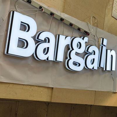 3D Lighting Acrylic Mini Led Channel Letter Sign Bending Machine Making Acrylic Face Lighting Letters Samples