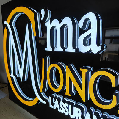 3D Lighting Acrylic Mini Led Channel Letter Sign Bending Machine Making Acrylic Face Lighting Letters Samples