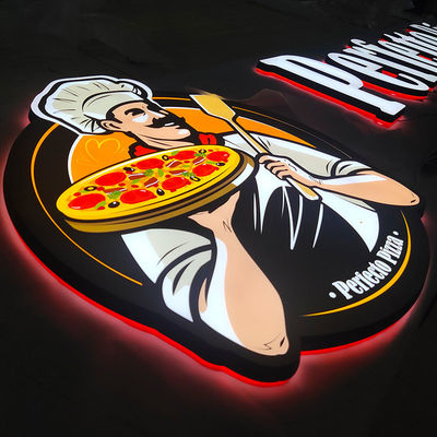 Custom Acrylic Face Lit Sign Making Lettering Store Logo 3D Shop Led Board Sign