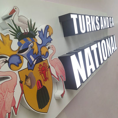 Light Words Fabricated Front Lit Channel Letter Sign Business Led Mini Luminous Acrylic Letters Advertising Led Light for Sign