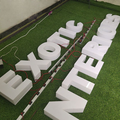 Custom LED Light up Full Lit Word Letter Signage 3D Acrylic Alphabet Channel Letters Sign for Shop