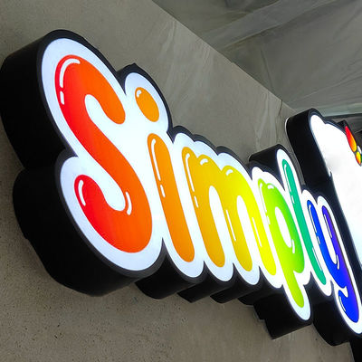 Manufacturer Custom Led Sign Open Fast Delivery Retail Outdoor Advertising Business Store Wall 3D Signage Board