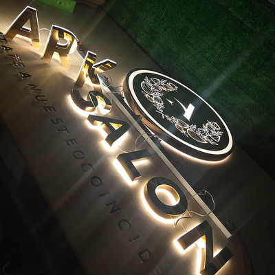 Custom Beauty Salon Lighting Sign Acrylic Alphabet Signage Illuminated Advertising Decoration