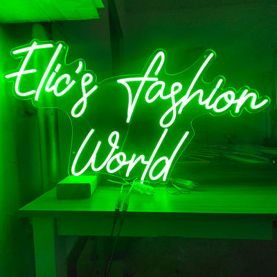 Factory Custom Made 3D Acrylic Round Plates Beauty Salon Tattoo Store Studio Uv Print Neon Light Led Neon Sign