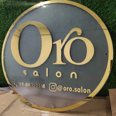Beauty Lashes Spa Shop Business Wall Reception Sign 3D Mirror Gold Neon Light Logo Boards Decoration Salon Sign